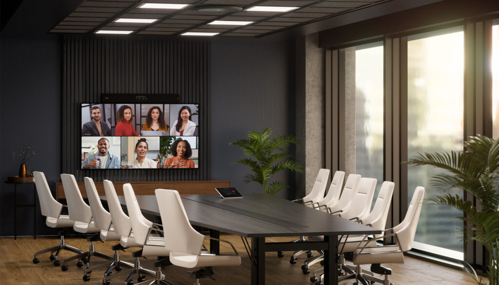 An intelligent boardroom featuring systems integration